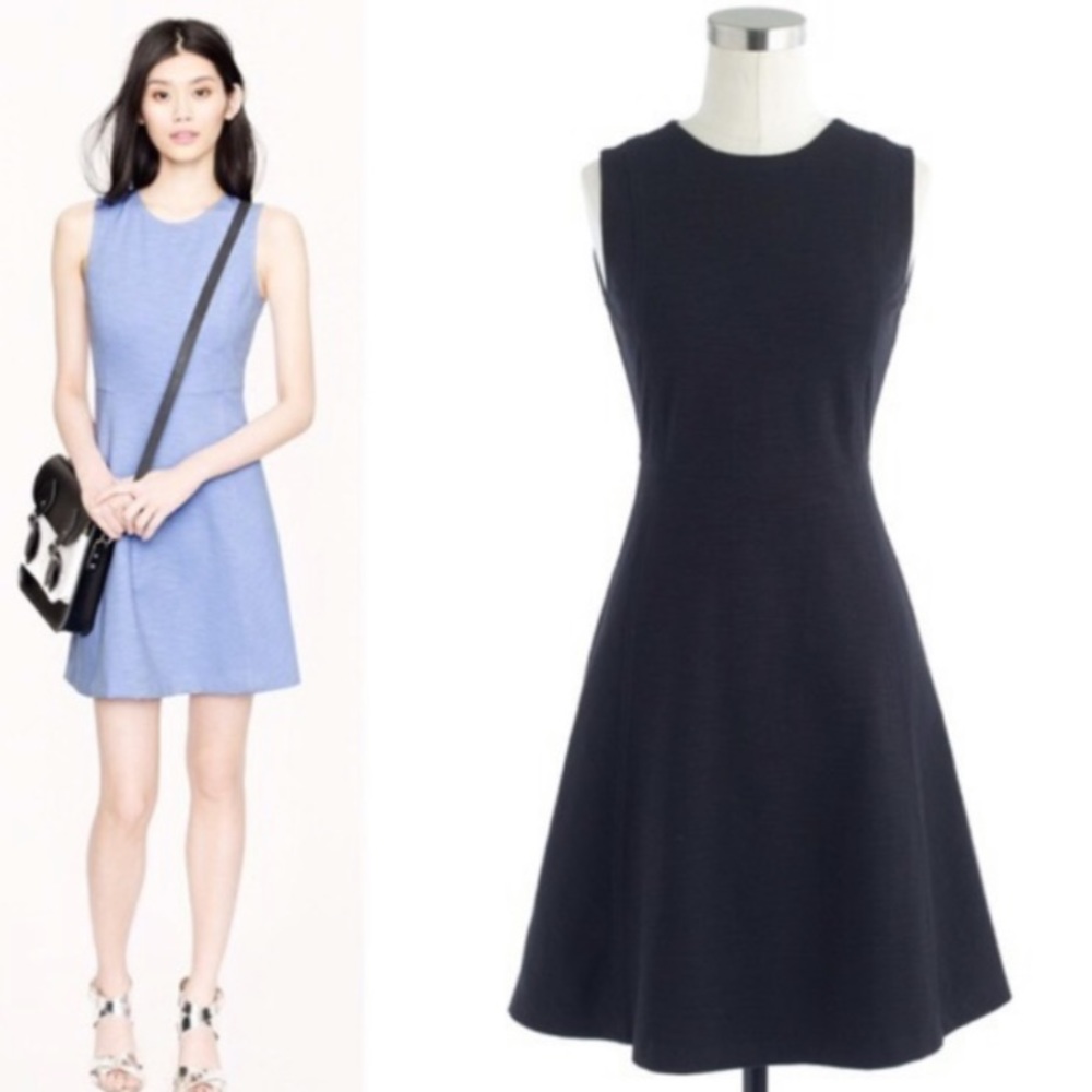 J. Crew Princess Seam Black Dress